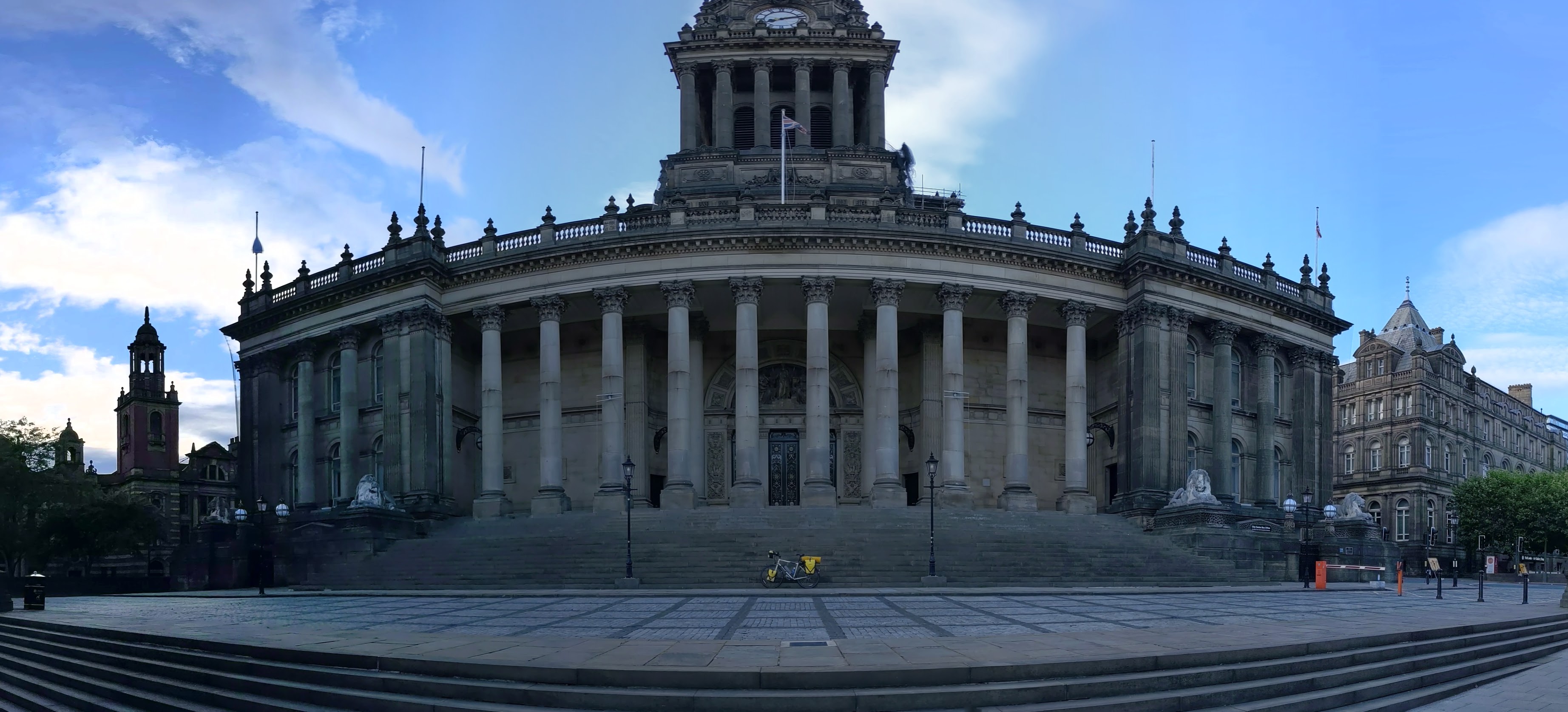 Bike outside Leeds Town Hall