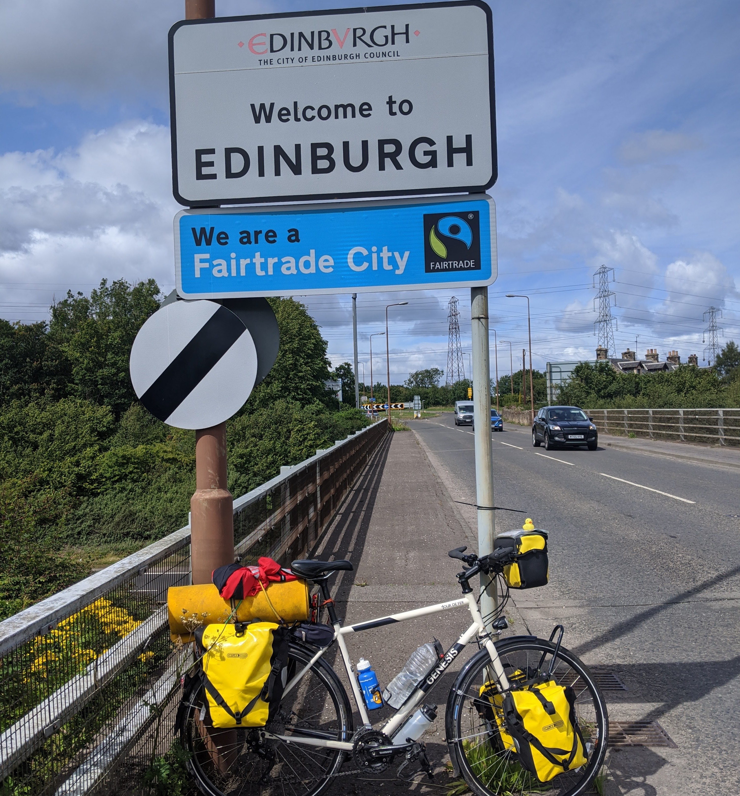 Edinburgh city sign