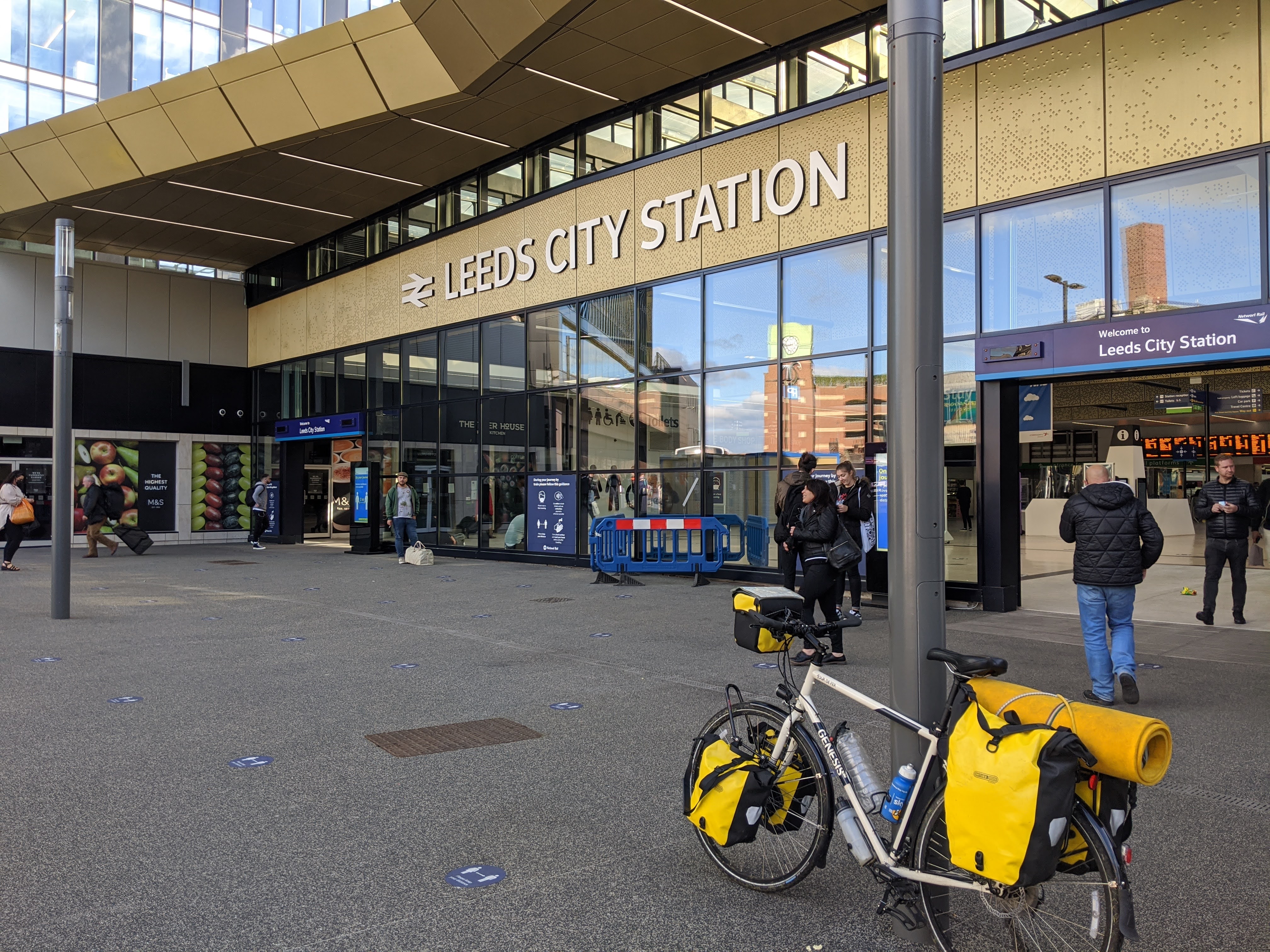 Bike at Leeds Station